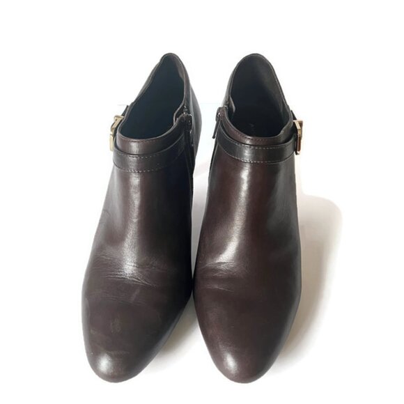 Melani Dark Brown Antonio booties - Picture 4 of 8